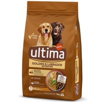 14kg Ultima Golden & Labrador Retriever csirke száraz kutyatáp kép
