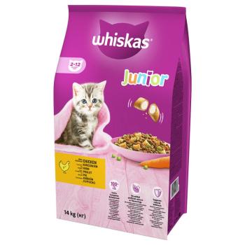 14kg Whiskas Junior csirke száraz macskatáp kép