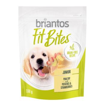 150g Briantos "FitBites" Junior - szárnyas, burgonya & földieper kutyasnack kép