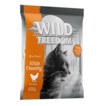 150g Wild Freedom Adult Wide Country Sterilised - szárnyas gabonamentes száraz macskatáp kép