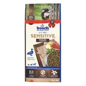 15kg Bosch Sensitive kacsa & burgonya száraz kutyatáp kép