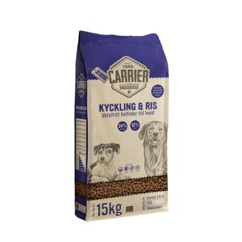 15kg Carrier csirke és rizs száraz kutyatáp kép