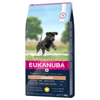 15kg Eukanuba Junior Large Breed csirke száraz kutyatáp kép