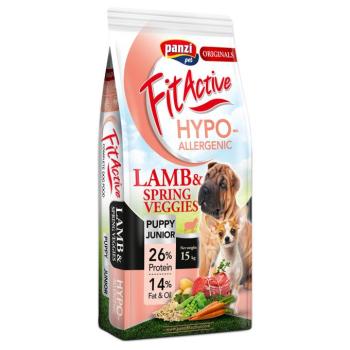 15kg FitActive Originals Puppy Hypoallergenic bárány & tavaszi zöldség száraz kutyatáp kép