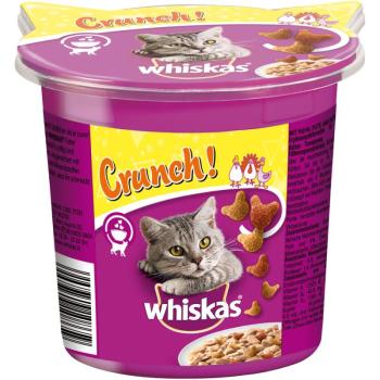 15x100g Whiskas Crunch csirke-, pulyka- és kacsahússal macskasnack 2+1 ingyen kép