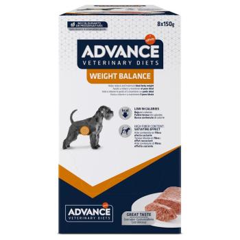 16x150g Advance Veterinary Diets Dog Weight Balance nedves kutyatáp kép