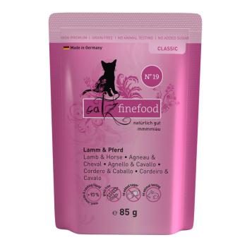 16x85g catz finefood tasakos nedves macskatáp-Bárány & ló kép