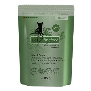 16x85g catz finefood tasakos nedves macskatáp-Csirke & fácán kép