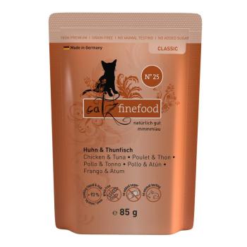 16x85g catz finefood tasakos nedves macskatáp-Csirke & tonhal kép