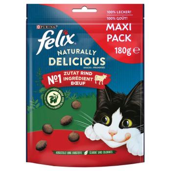 180g Felix Naturally Delicious marha & gojibogyó macskasnack 25% kedvezménnyel kép