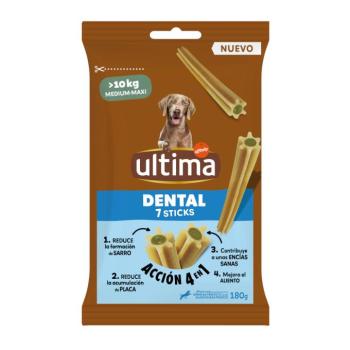 180g Ultima Dental Sticks Medium/Maxi étrend-kiegészítő eledel kutyának kép