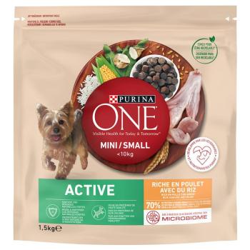 18kg (12x1,5kg)Purina One Mini Active csirke & rizs száraz kutyatáp kép