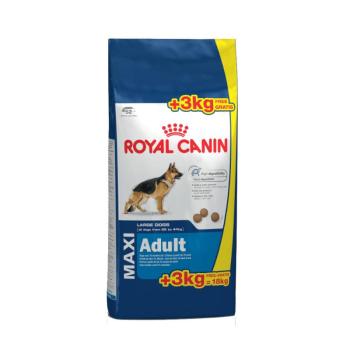 18kg Royal Canin Size Maxi Adult száraz kutyatáp bónuszcsomagban kép