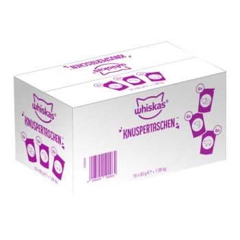 18x60g Whiskas Temptations vegyes csomag étrend-kiegészítő eledel macskáknak kép