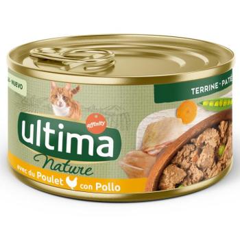 18x85g Ultima Nature Pate csirke nedves macskaeledel kép