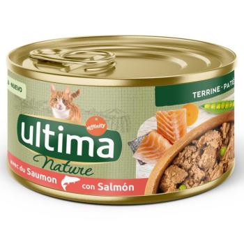 18x85g Ultima Nature Pate lazac nedves macskaeledel kép