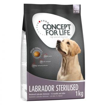 1kg Concept for Life Labrador Sterilised száraz kutyatáp kép