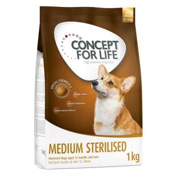 1kg Concept for Life Medium Sterilised száraz kutyatáp kép