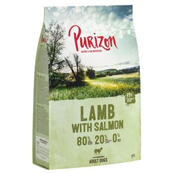 1kg Purizon Adult bárány & lazac gabonamentes száraz kutyatáp új receptúrával kép