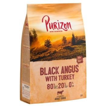 1kg Purizon Adult Black-Angus-marha & pulyka gabonamentes száraz kutyatáp dupla zooPontért kép