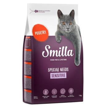 1kg Smilla Adult Sensitive gabonamentes száraz macskatáp kép