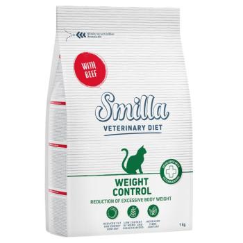 1kg Smilla Veterinary Diet Diabetes & Weight Control marha száraz macskatáp kép