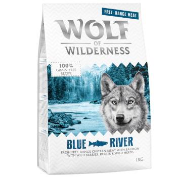 1kg Wolf of Wilderness Adult "Blue River" - szabad tartású csirke & lazac száraz kutyatáp kép