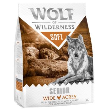 1kg Wolf of Wilderness Senior "Soft - Wide Acres" - csirke száraz kutyatáp kép