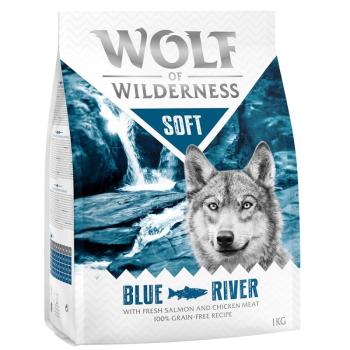 1kg Wolf of Wilderness "Soft - Blue River" - lazac száraz kutyatáp kép