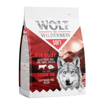 1kg Wolf of Wilderness 'Soft - High Valley' - marha száraz kutyatáp kép