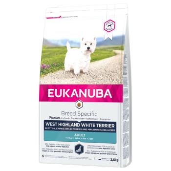 2,5kg Eukanuba Adult Breed Specific West Highland White Terrier száraz kutyatáp kép