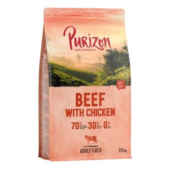 2,5kg Purizon Original marha & csirke - gabonamentes száraz macskatáp kép