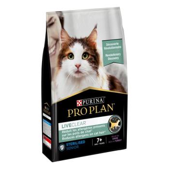 2,8kg Pro Plan LiveClear Sterilised Adult 7+ pulyka száraz macskatáp kép