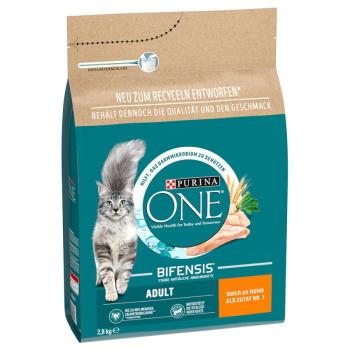 2,8kg Purina ONE Adult csirke & teljes kiőrlésű gabona száraz macskatáp kép