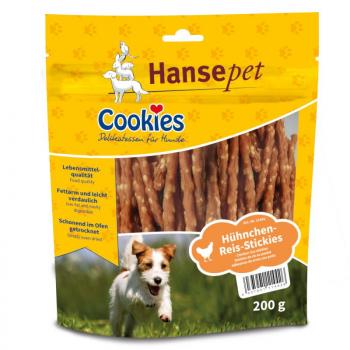 200g Cookies Delikatess Stickies csirke & rizs kutyasnack kép