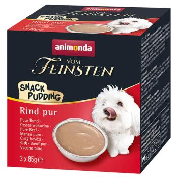 21x85g Animonda Vom Feinsten Adult marha pur snack-puding jutalomfalat kutyáknak kép