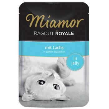 22x100g Miamor Ragout Royale aszpikban lazac nedves macskatáp kép