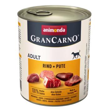 24 x 800g Animonda GranCarno Original Adult kutyatáp - Marha & pulyka kép