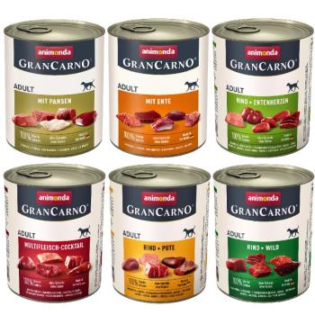 24 x 800g Animonda GranCarno Original Adult kutyatáp - Mix 2 (6 változattal) kép