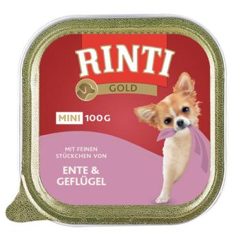 24x100g RINTI Gold Mini kacsa & szárnyas nedves kutyatáp kép