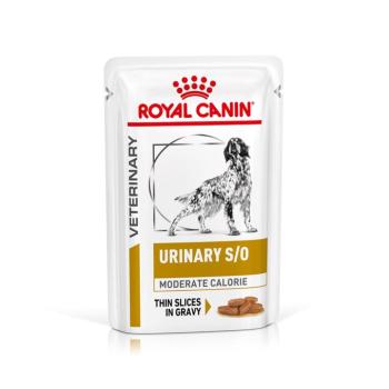24x100g Royal Canin Veterinary Diet Canine Urinary S/O Moderate Calories nedves kutyatáp kép