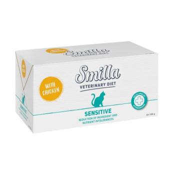 24x100g Smilla Veterinary Diet Sensitive csirke nedves macskatáp kép