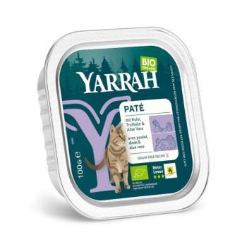 24x100g Yarrah Bio Paté bio csirke, bio pulyka & bio aloe vera nedves macskatáp kép