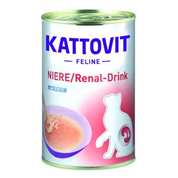 24x135ml Kattovit Drink vesekímélő ital macskáknak Kacsával kép