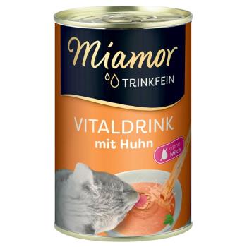 24x135ml Miamor Trinkfein Vitaldrink italkoncentrátum kiscicáknak - csirke kép