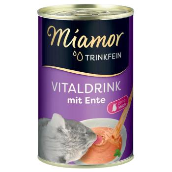 24x135ml Miamor Trinkfein Vitaldrink italkoncentrátum kiscicáknak - kacsa kép