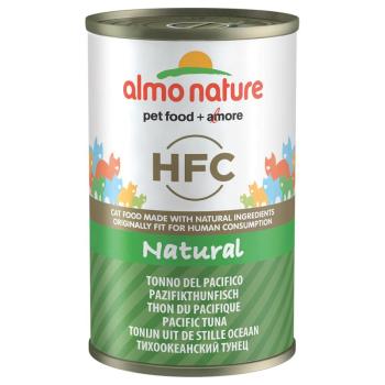 24x140g Almo Nature HFC Csendes-óceáni tonhal nedves macskatáp kép