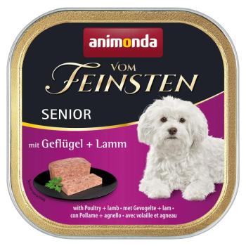 24x150g Animonda Vom Feinsten Senior nedves kutyatáp-marha &szárnyas kép