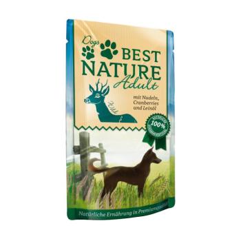 24x150g Best Nature Adult Dog Vad & tészta nedves kutyatáp kép