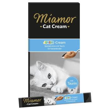 24x15g Miamor Cat Cream Junior-krém snack kiscicáknak kép